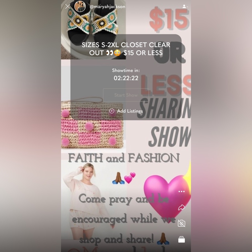 $5 first come first serve. Designer unboxing! LIVE with Maryah J Posh and PRAY. - Picture 4 of 5